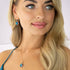 Комплект "Винтаж IV (Bermuda Blue)" с кристаллами Swarovski™